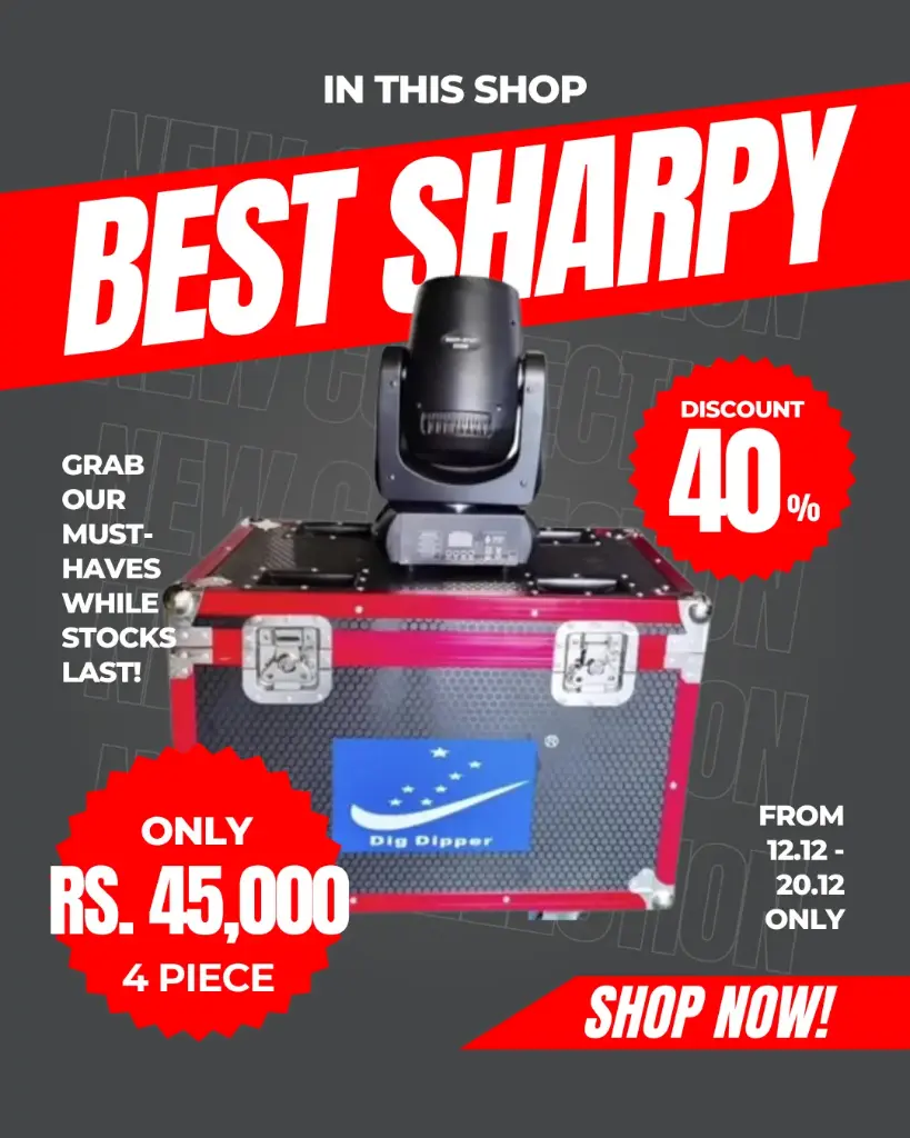 230 Watt High-Range Sharpy, 4-piece Box