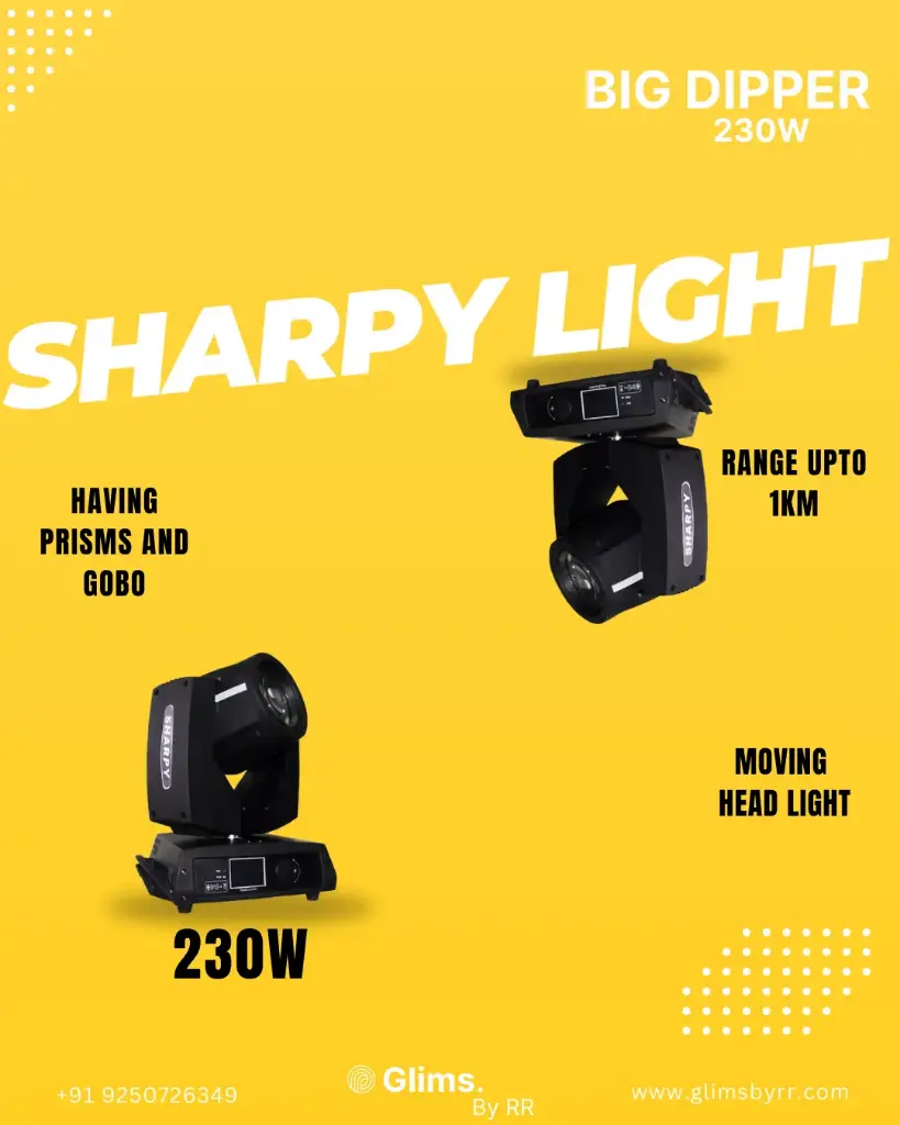 230 Watt High-Range Sharpy, 4-piece Box