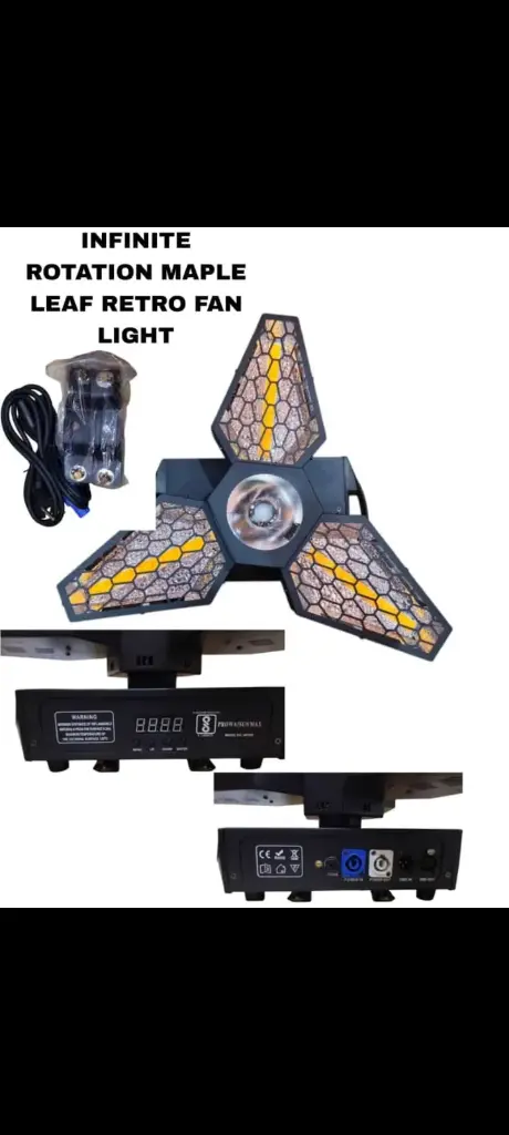 Leaf Retro Fan Light