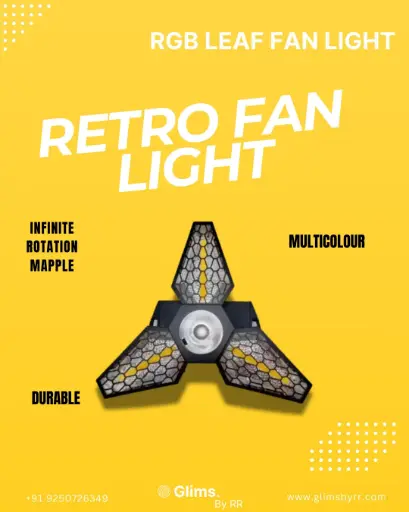 Leaf Retro Fan Light